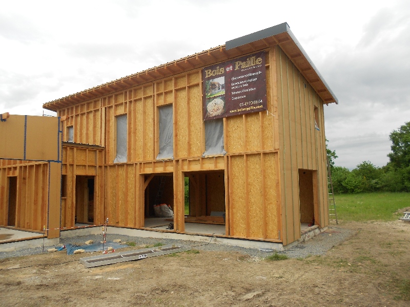Maison ossature bois dans le marais poitevin (79)